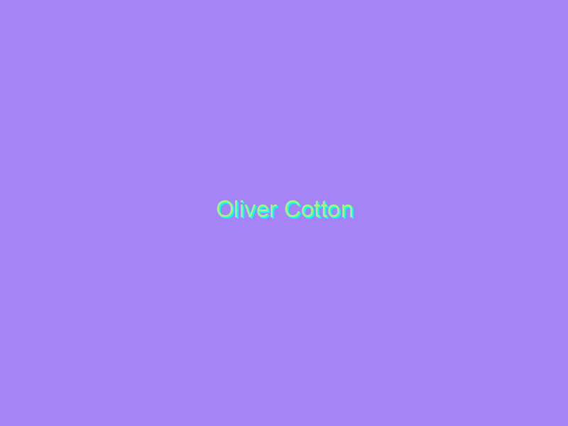 Oliver Cotton