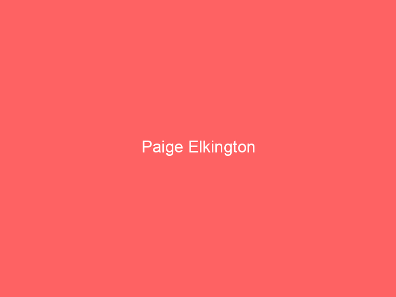 Paige Elkington