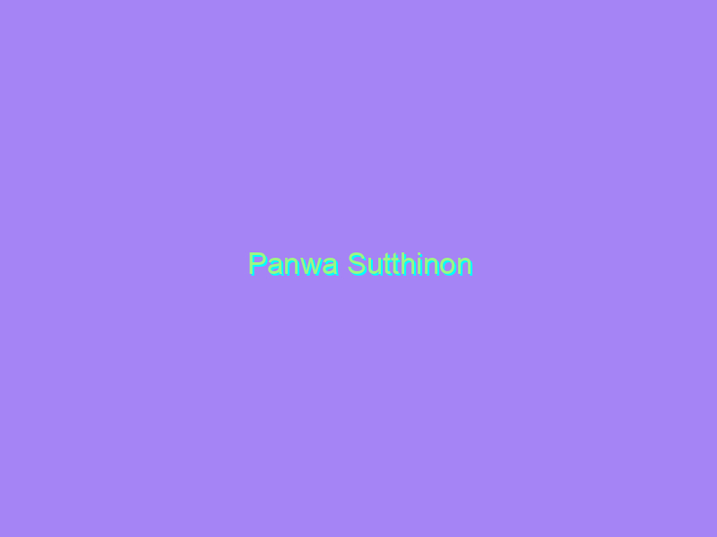 Panwa Sutthinon