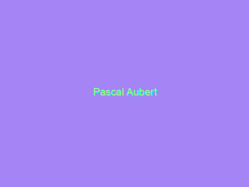 Pascal Aubert