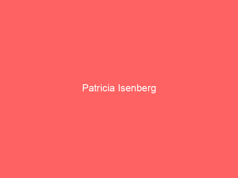 Patricia Isenberg