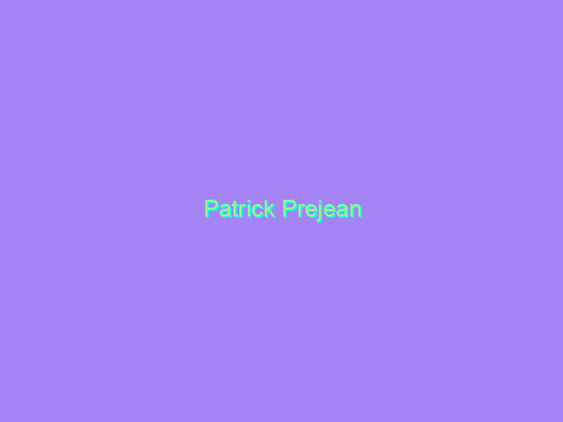 Patrick Prejean