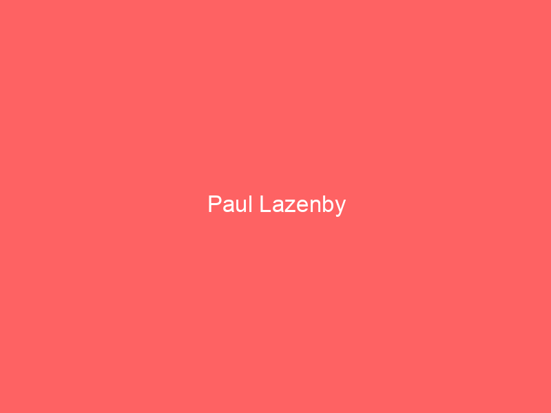 Paul Lazenby