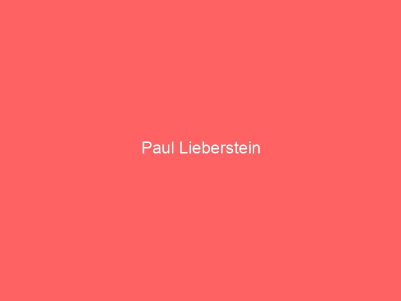 Paul Lieberstein