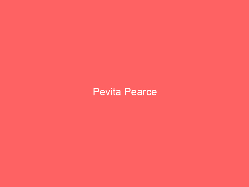 Pevita Pearce