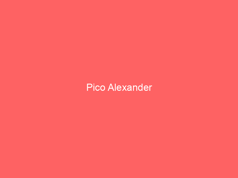 Pico Alexander