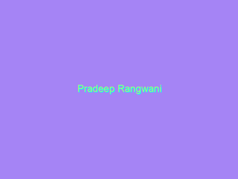 Pradeep Rangwani