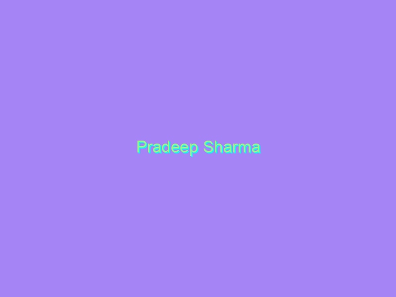 Pradeep Sharma
