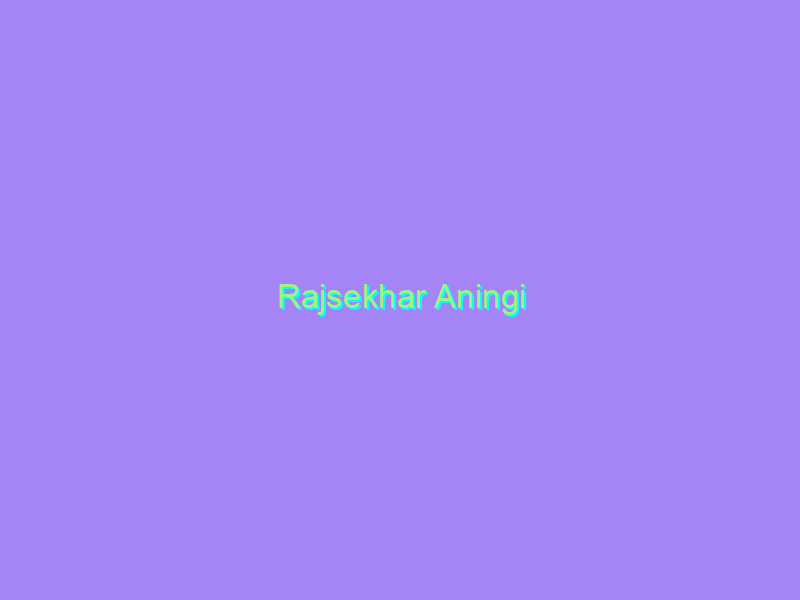 Rajsekhar Aningi