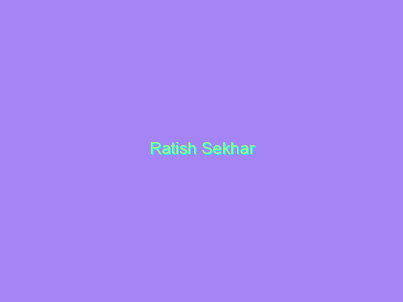 Ratish Sekhar