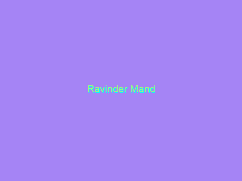 Ravinder Mand