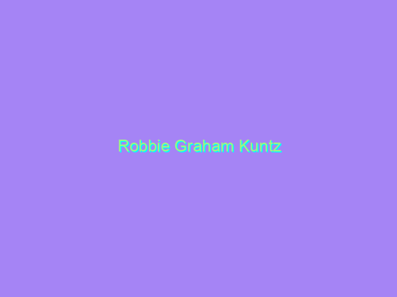 Robbie Graham Kuntz
