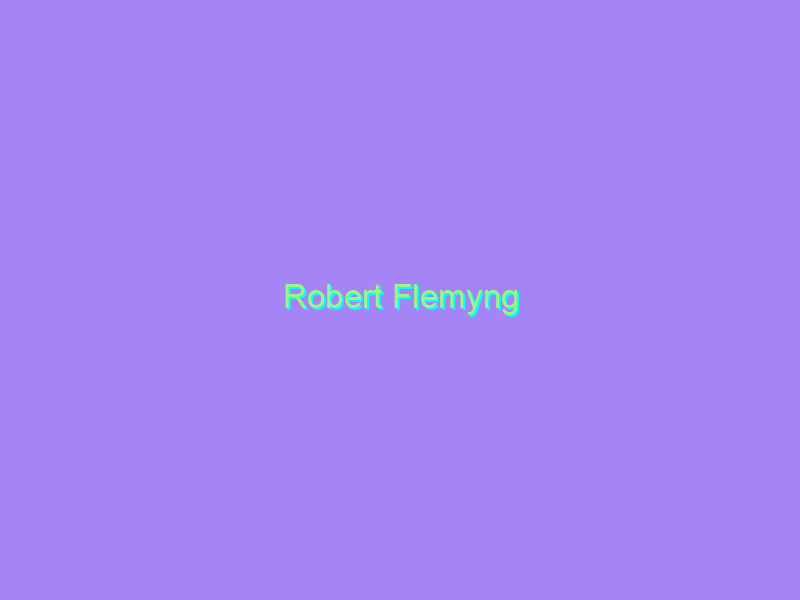 Robert Flemyng