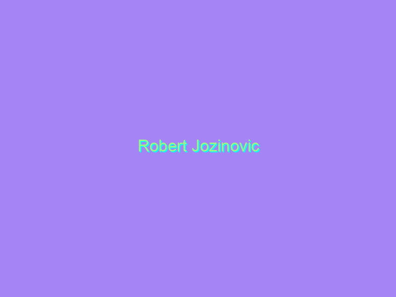 Robert Jozinovic