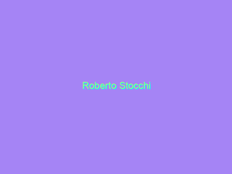 Roberto Stocchi