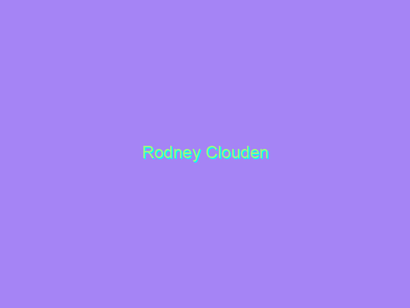 Rodney Clouden
