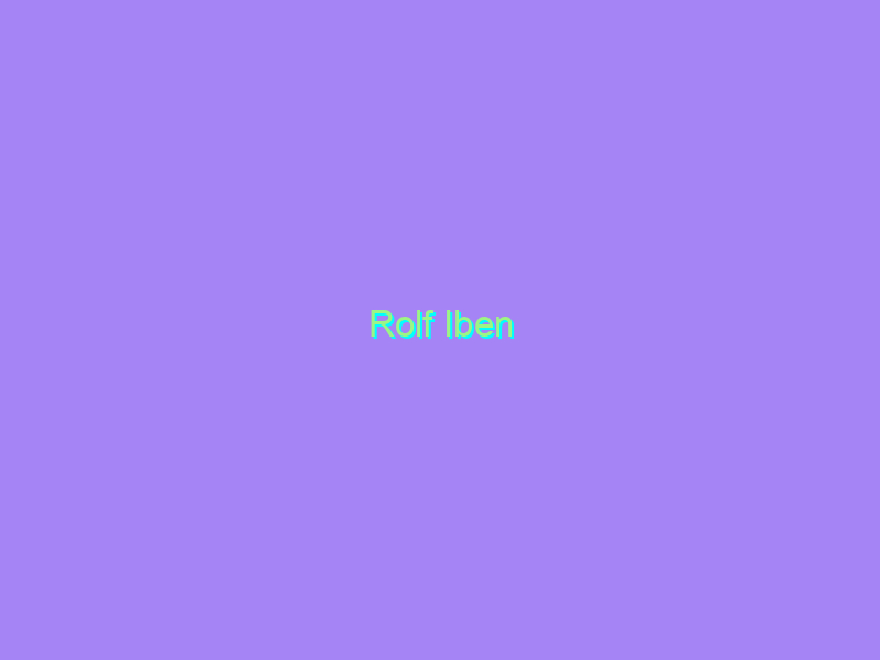 Rolf Iben