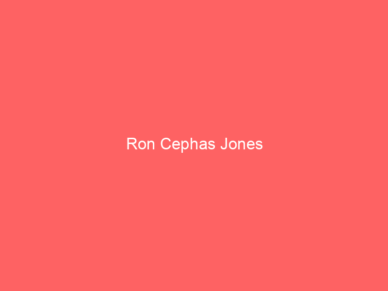 Ron Cephas Jones