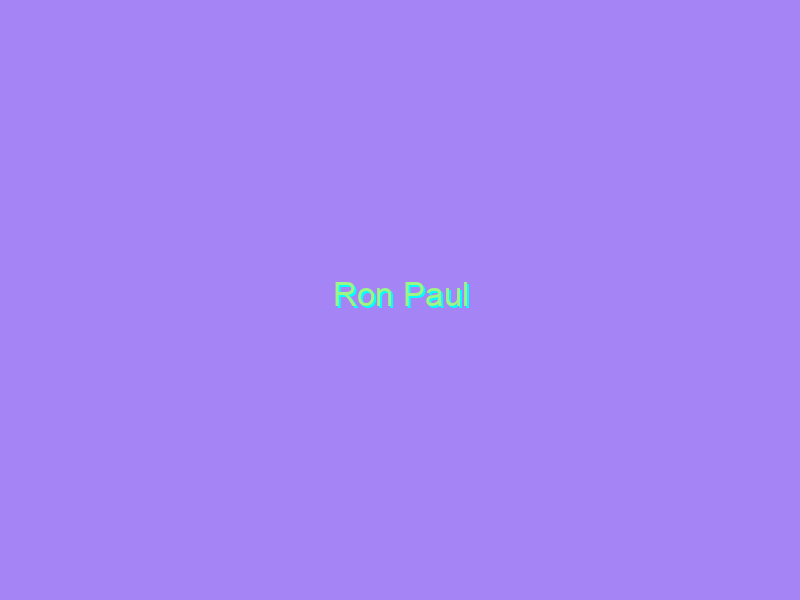 Ron Paul