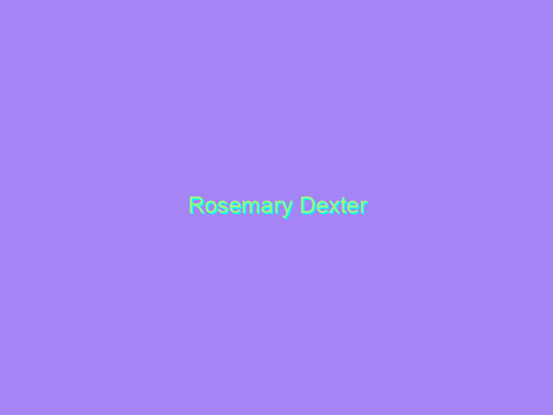 Rosemary Dexter