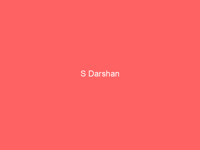 S Darshan