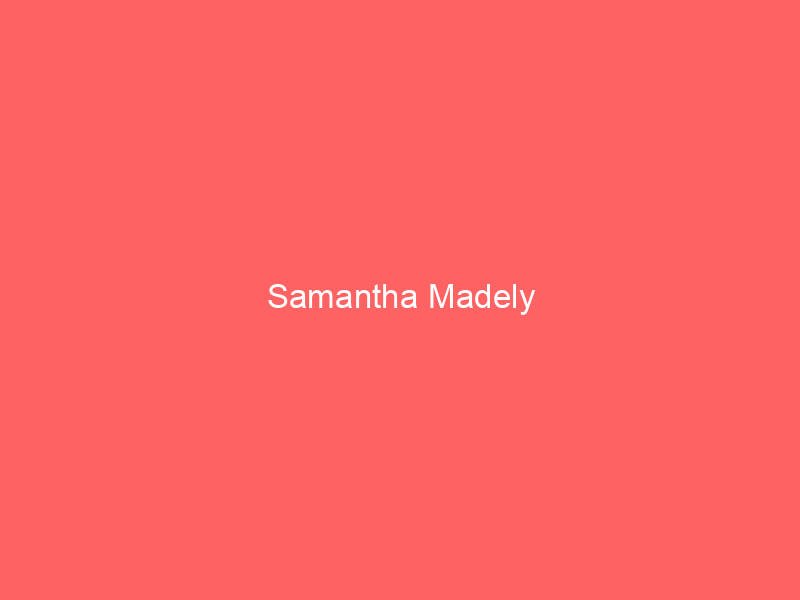 Samantha Madely