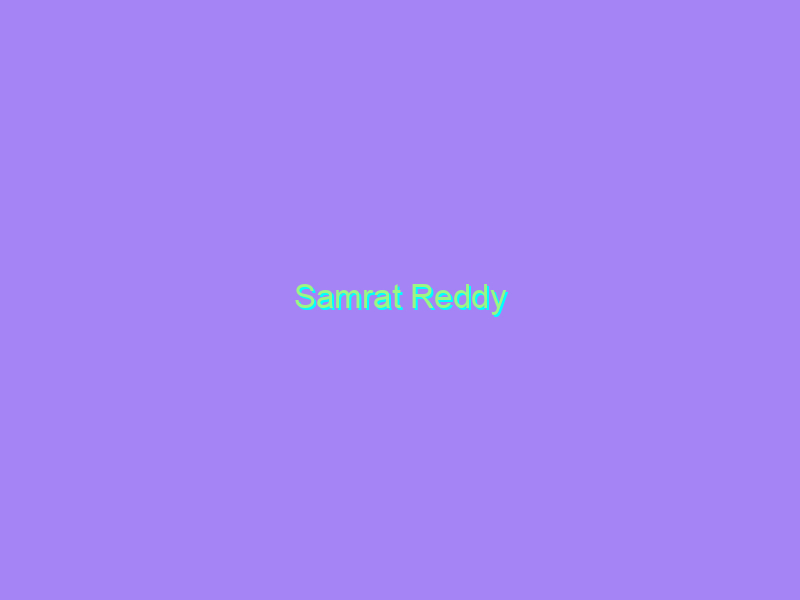 Samrat Reddy