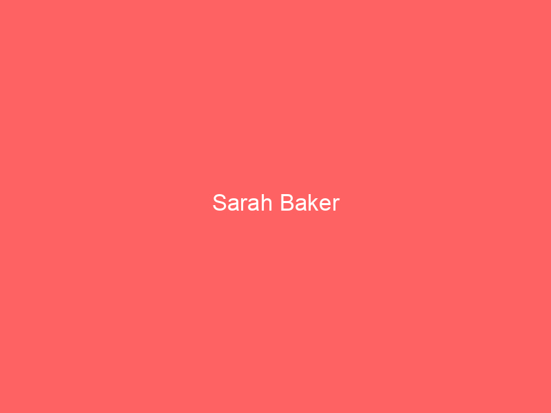 Sarah Baker