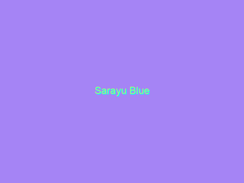 Sarayu Blue
