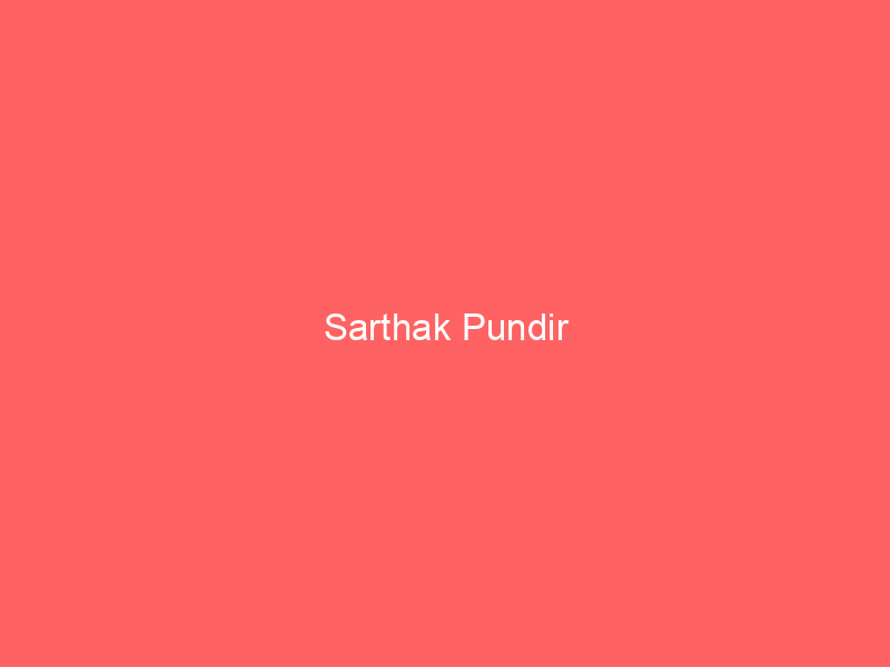 Sarthak Pundir