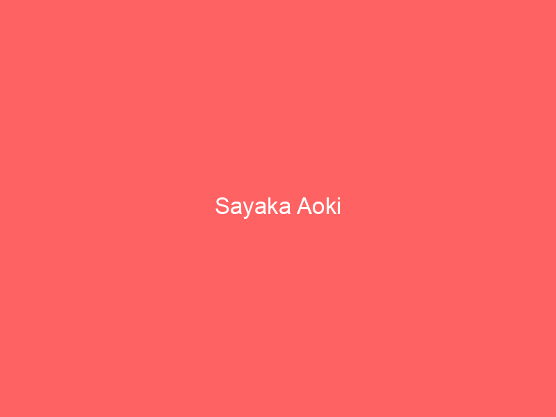 Sayaka Aoki