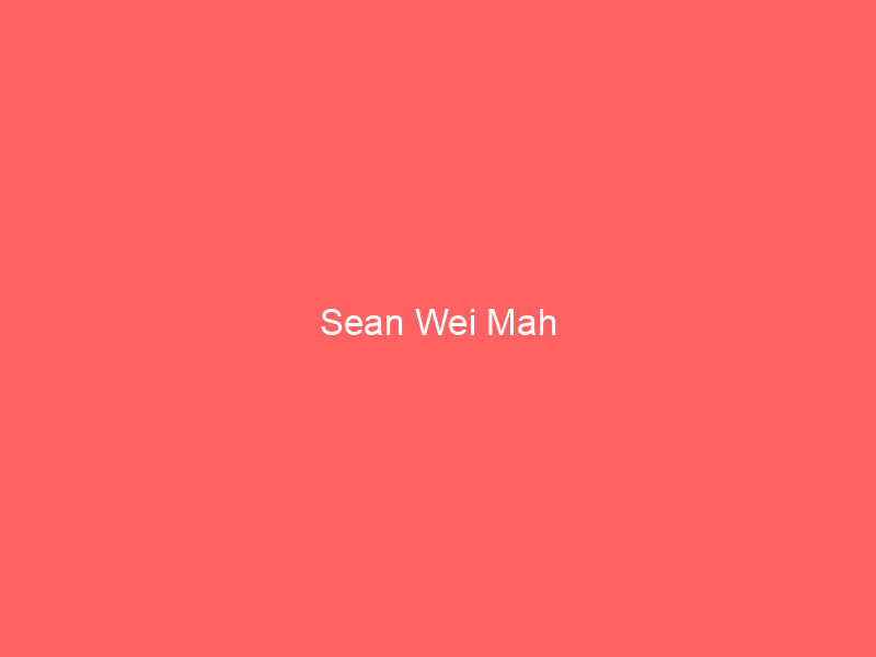 Sean Wei Mah