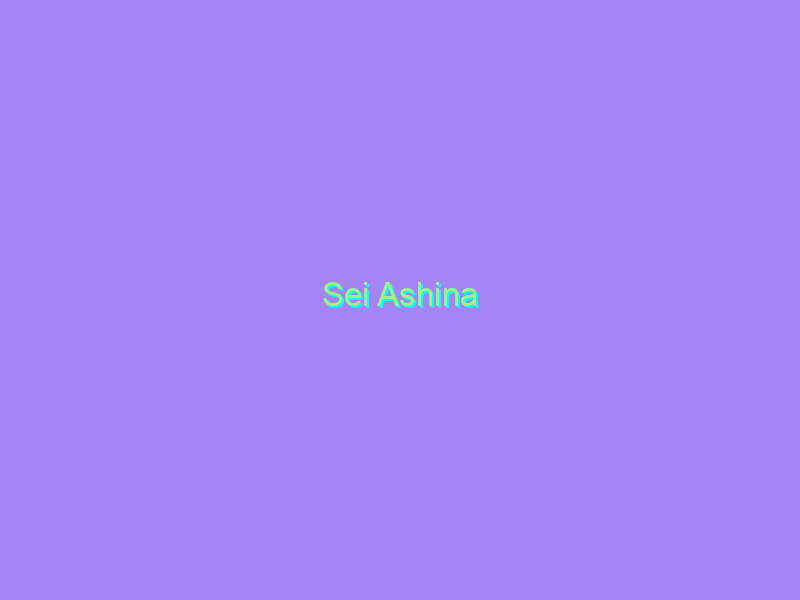 Sei Ashina
