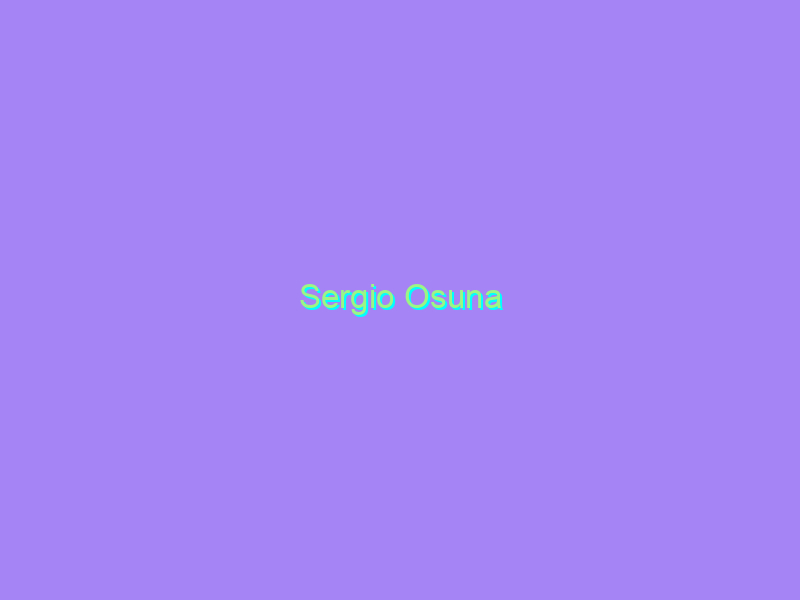 Sergio Osuna