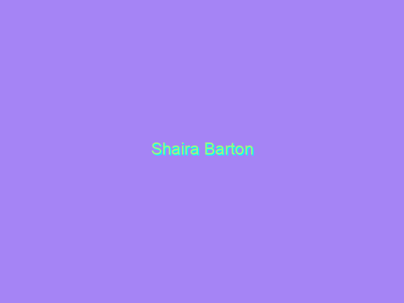 Shaira Barton