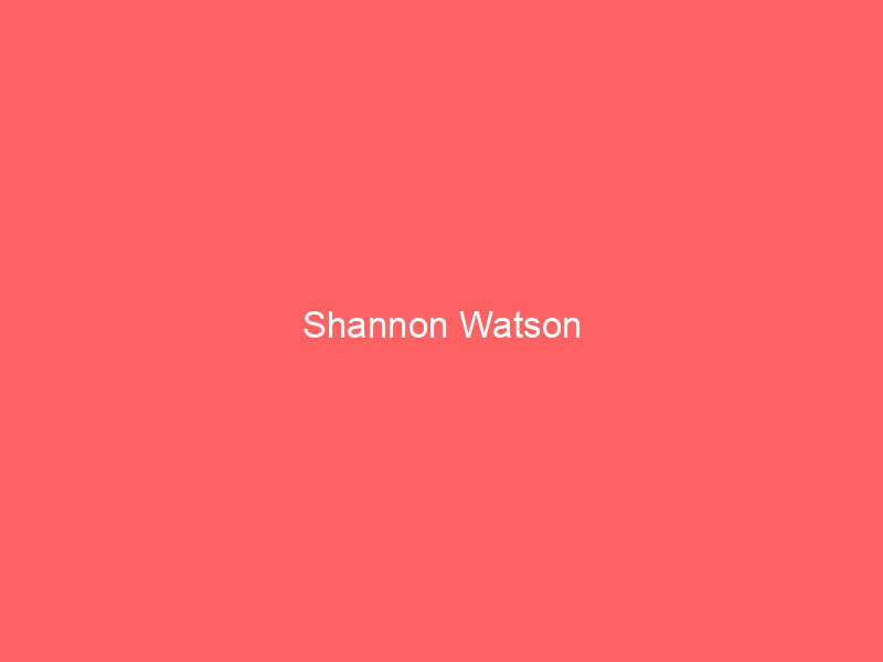 Shannon Watson
