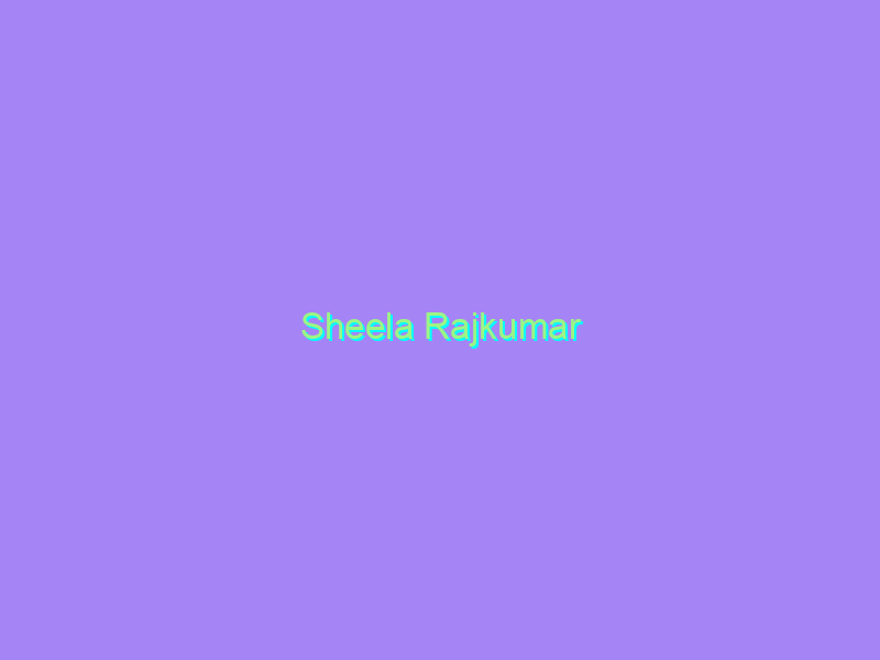 Sheela Rajkumar