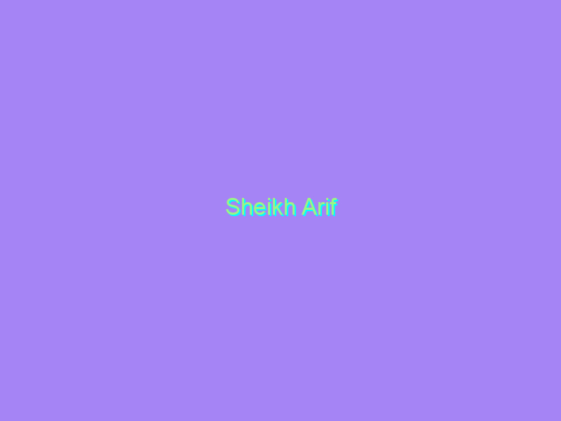Sheikh Arif