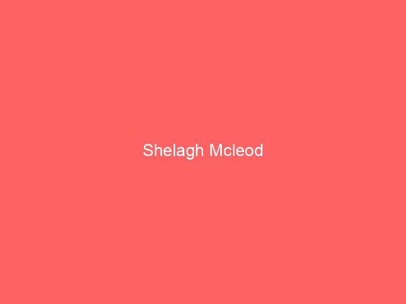 Shelagh Mcleod