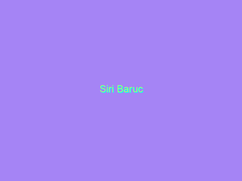 Siri Baruc