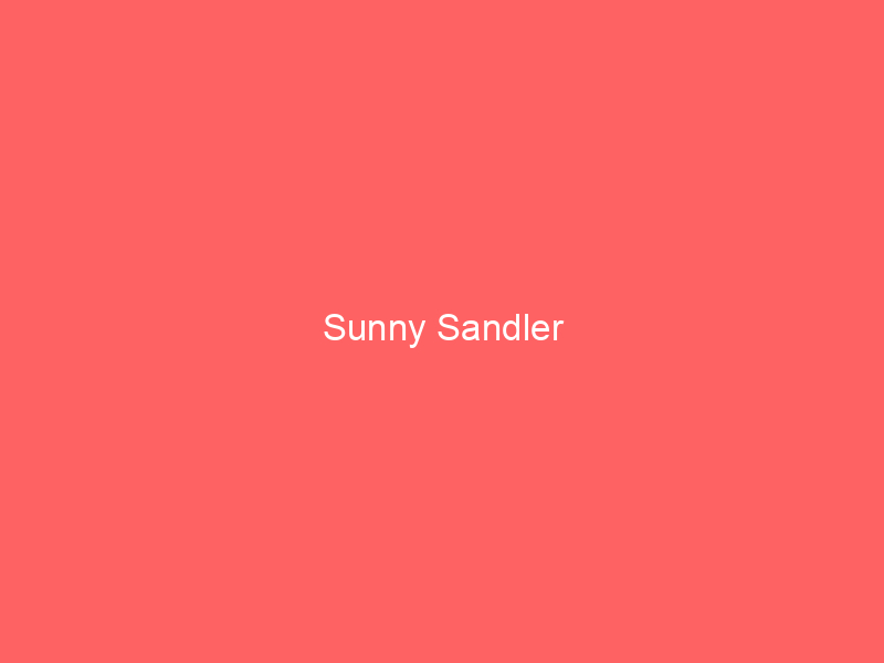 Sunny Sandler