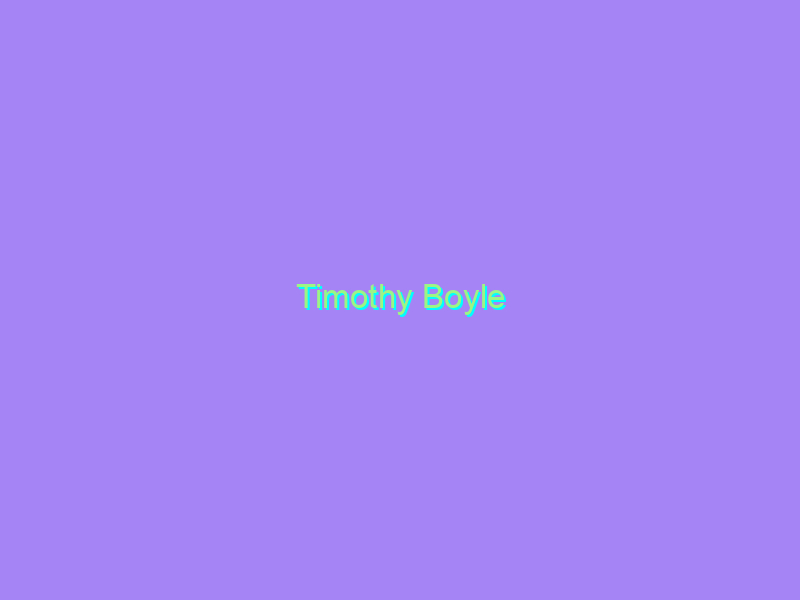 Timothy Boyle