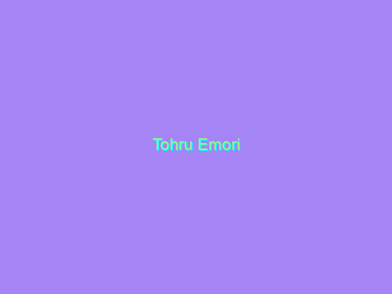 Tohru Emori