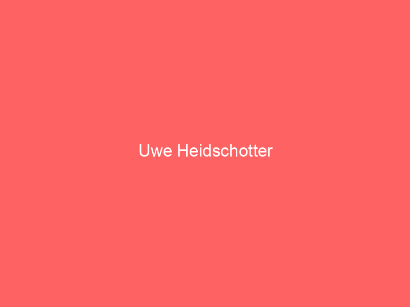 Uwe Heidschotter