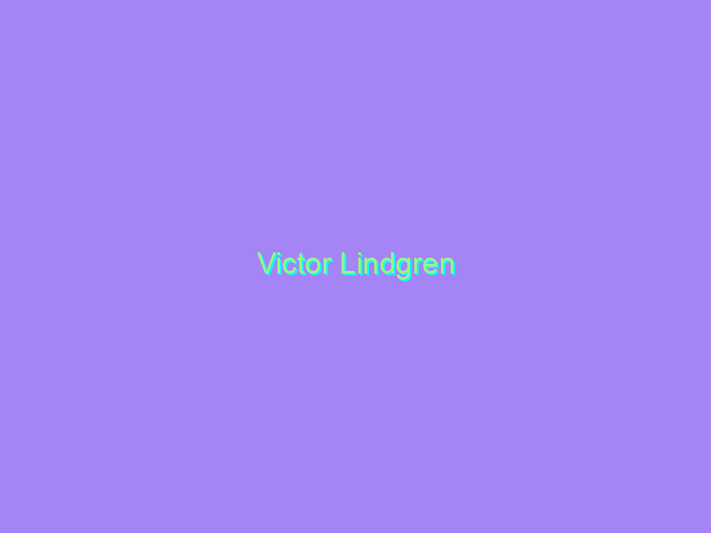 Victor Lindgren