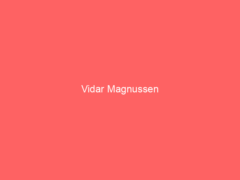 Vidar Magnussen