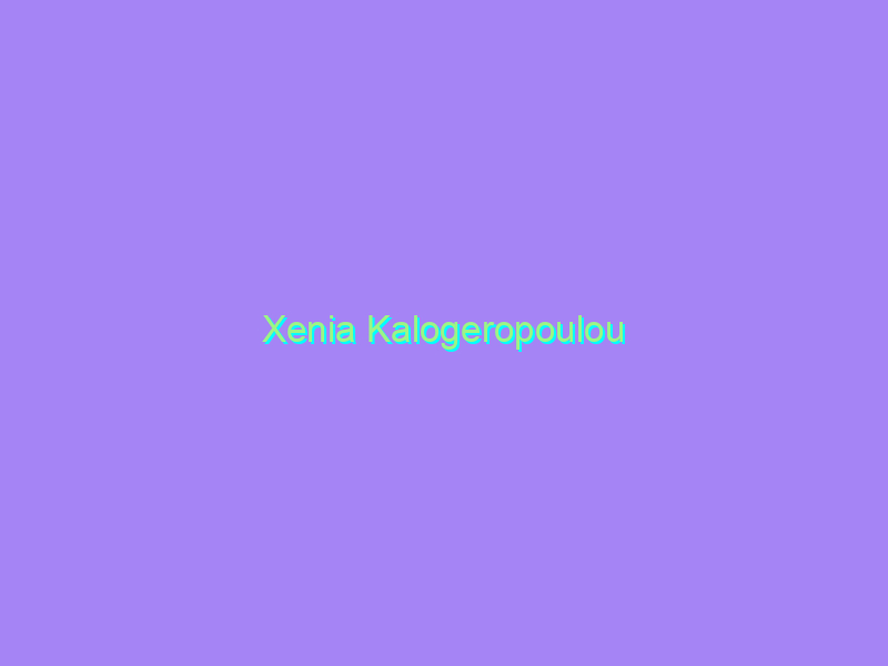 Xenia Kalogeropoulou