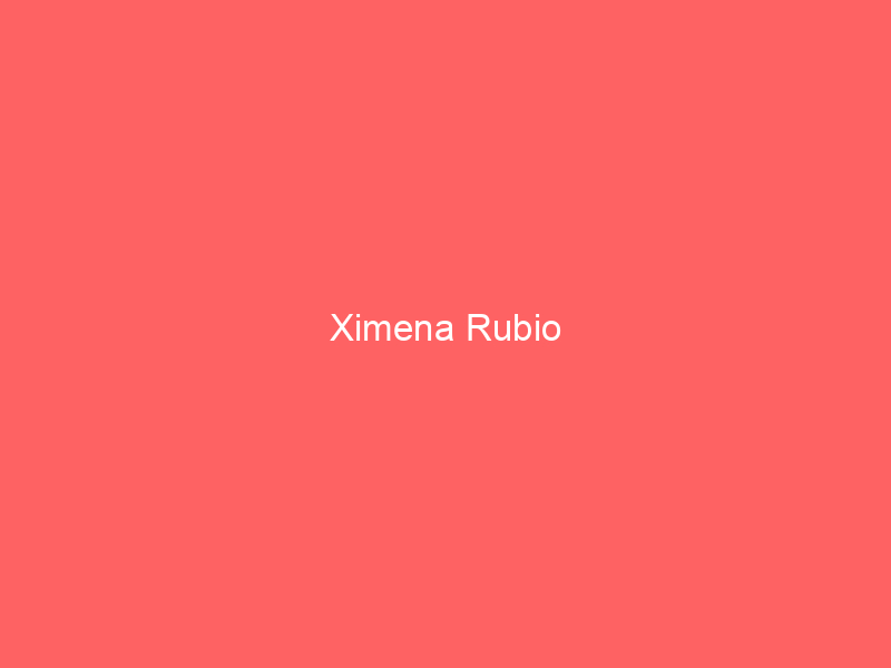 Ximena Rubio