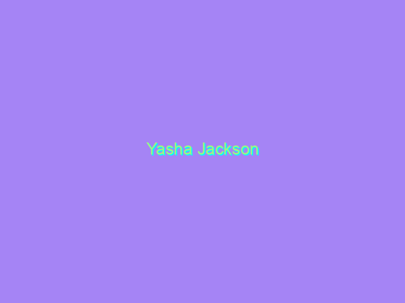 Yasha Jackson