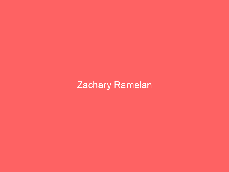 Zachary Ramelan